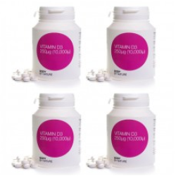 ** STAR BUY ** Vitamin D3 (4 Pack) - 250μg